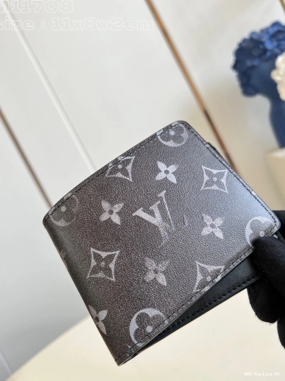 Aaa replica bags WALLET-11*8.5*2CM LOUIS SLENDER VUITTON 0809